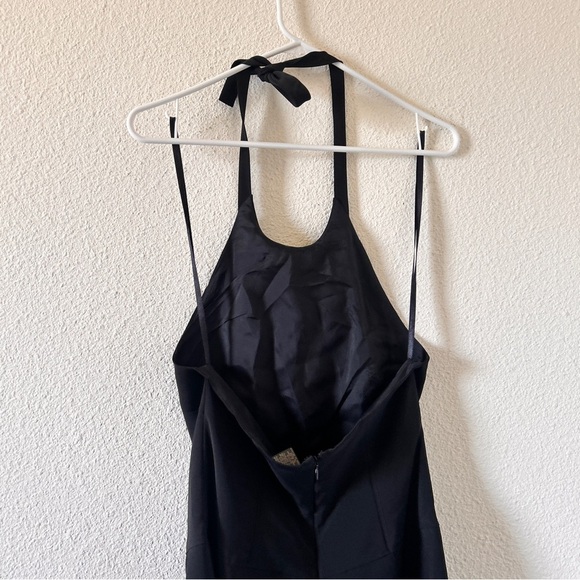Banana Republic Halter Skort Romper Women’s 4 Black Party Dressy Date Classy - Picture 5 of 10